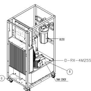 Habor Wasserkühler HWK-V3RPTSA5-216 (3x400V)